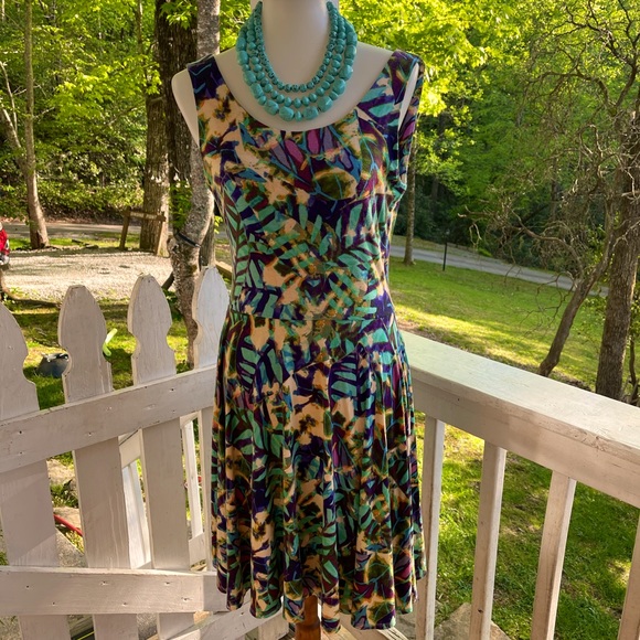 Cynthia Rowley Bright Botanical Dress - Picture 1 of 5